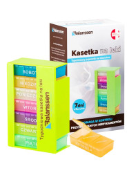 Kasetka Pojemnik na leki tygodniowa/3 dawki Balanssen