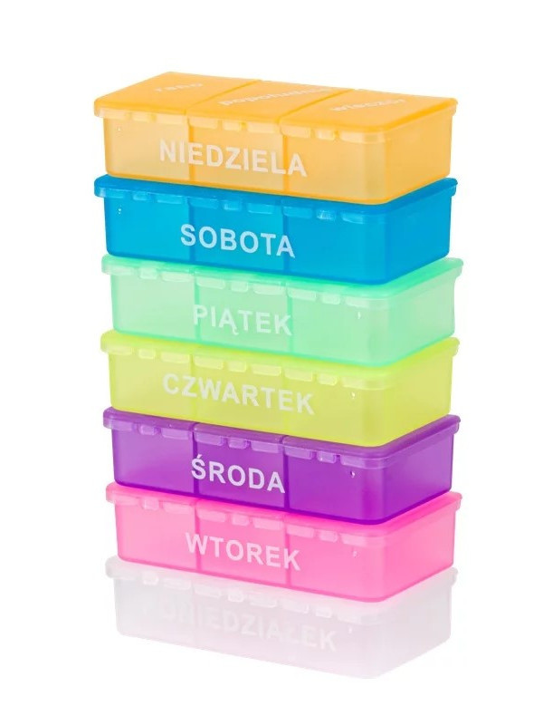 Kasetka Pojemnik na leki tygodniowa/3 dawki Balanssen