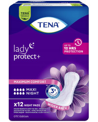 TENA Lady Protect+ Maxi Night specjalistyczne podpaski na noc dla kobiet