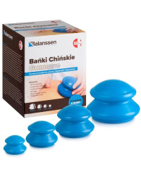 Bańki Chińskie Do Masażu Gumowe zestaw 4 szt. Balanssen