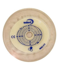 XMHSS513 Worek Jednoczęściowy Aurum Stoma Cap 13/40-50 mm Mini Zamknięty Welland Beżowy z Okienkiem Z Miodem Manuka