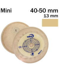 XMHSS513 Worek Jednoczęściowy Aurum Stoma Cap 13/40-50 mm Mini Zamknięty Welland Beżowy z Okienkiem Z Miodem Manuka