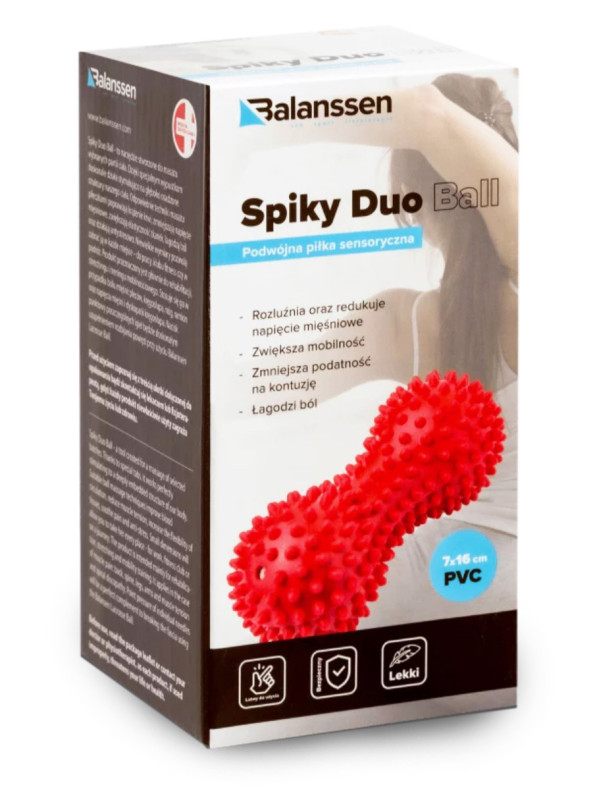 Podwójna Piłka Do Masażu Z Wypustkami Spiky Duo Ball