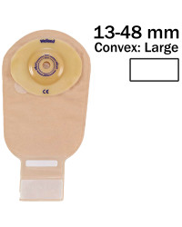 XNDL713 Worek Jednoczęściowy Flair Convex Drainable Large 13-48 mm Otwarty Przezroczysty Welland