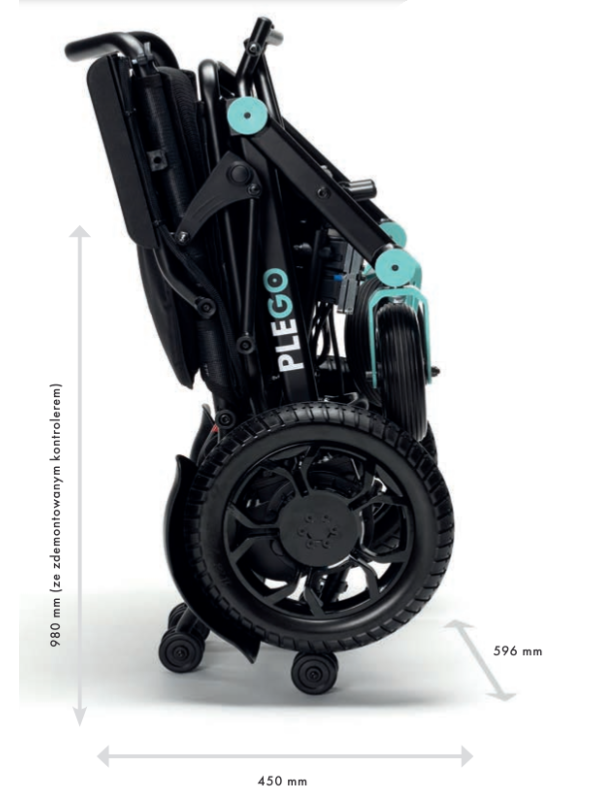 Wózek z napędem elektrycznym pokojowy Plego Vermeiren