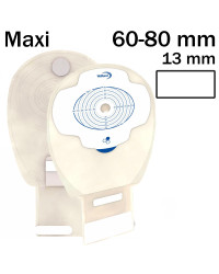 X1D1A33S Worek Jednoczęściowy Ileostomijny Aurum Plus Drainable 60-80mm 13mm Maxi Z Miodem Manuka  Przezroczysty Welland