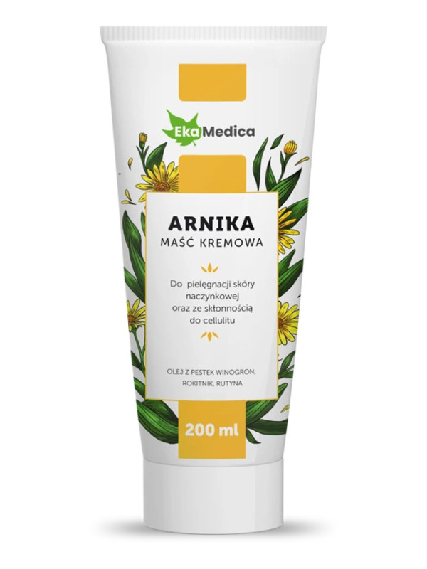Maść arnika na cellulit i skórę naczynkową EkaMedica 200 ml