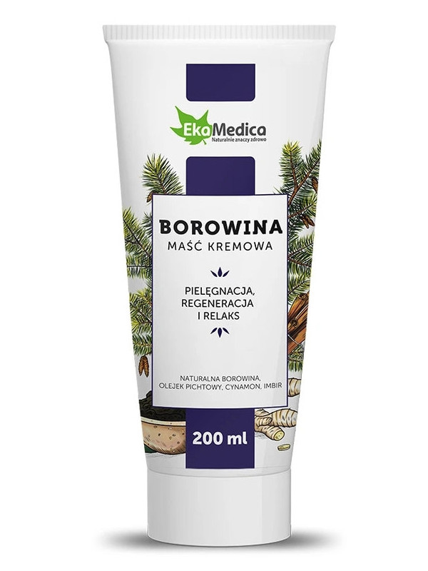Maść borowina rozgrzewająca na cellulit EkaMedica 200 ml