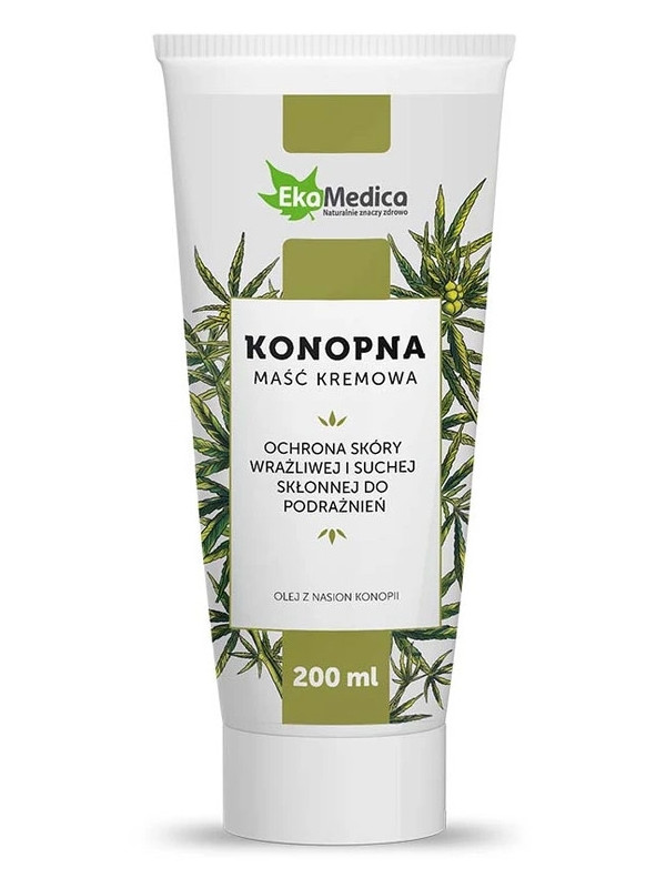 Maść konopna na suchą skórę EkaMedica 200 ml