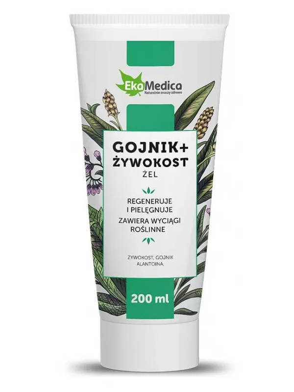 Żel gojnik + żywokost odprężający na mięśnie i stawy EkaMedica 200 ml