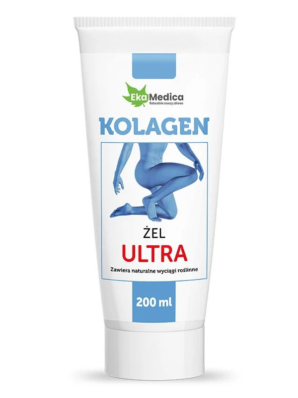 Żel kolagen ultra chłodzący na stawy, kości i ścięgna EkaMedica 200 ml