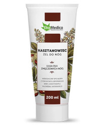 Żel z kasztanowca z perełkowcem do zmęczonych nóg EkaMedica 200 ml