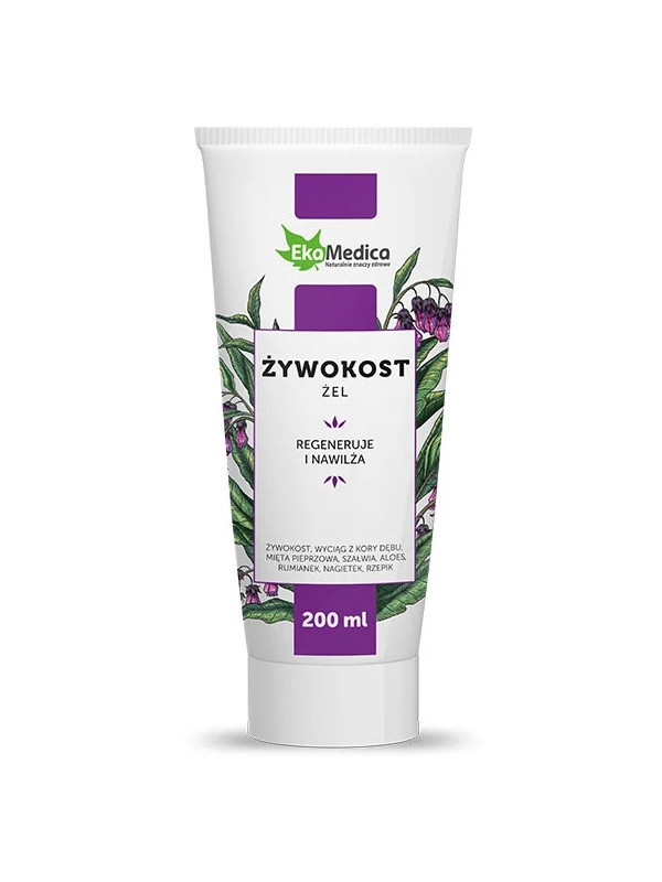 Żel z żywokostu na podrażnioną skórę nawilżający EkaMedica 200 ml