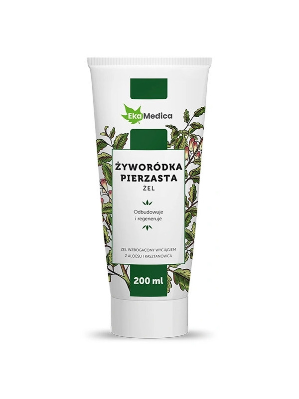Żel żyworódka pierzasta z aloesem na szorstką skórę EkaMedica 200 ml