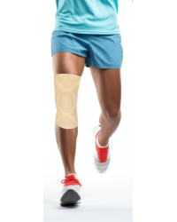 Opaska na kolano z zabudowaną rzepką ACTIMOVE Knee Support Beż