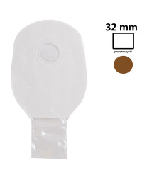 401927 Worek Ileostomijny Otwarty Pediatryczny Natura 32mm 2-cz Przezroczysty ConvaTec