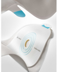 104510 Worek Stomijny Jednoczęściowy Sensura Mio MAXI 510 ml, 10-55mm Otwarty Naturalny Szary z Okienkiem Coloplast