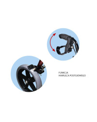 Rehabilitacyjna podpórka Comfort 4-kołowa, aluminiowa ARmedical AR-022