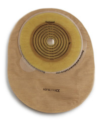 ACFXL115 Worek Stomijny Jednoczęściowa Zamknięty 15-70 mm Aurega 1 Closed Extra Duży Beżowy Cortmed