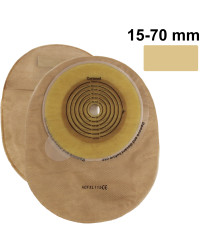 ACFXL115 Worek Stomijny Jednoczęściowa Zamknięty 15-70 mm Aurega 1 Closed Extra Duży Beżowy Cortmed