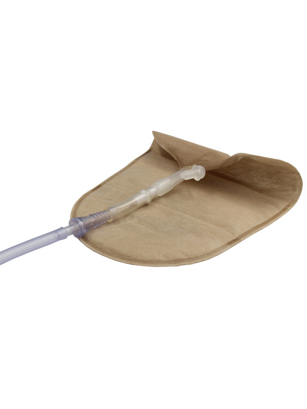 AUFL115 Worek Urostomijny Jednoczęściowy 15-60mm Aurega 1 Urostomy Beżowy Cortmed
