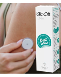 SOS050 Spray Do Usuwania Przylepców, Plastrów, Opatrunków i Kleju z Ciała 50 ml Stickoff Spray