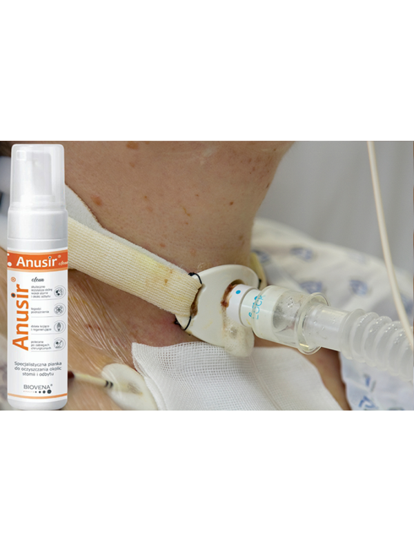 AC225 Pianka Gojąco-Oczyszczająca Do Skóry Wokół Stomii i Odbytu Hemoroidy 225 g Pielęgnacja Skóry Podrażnionej Anusir Clean