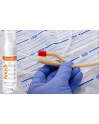 AC225 Pianka Gojąco-Oczyszczająca Do Skóry Wokół Stomii i Odbytu Hemoroidy 225 g Pielęgnacja Skóry Podrażnionej Anusir Clean