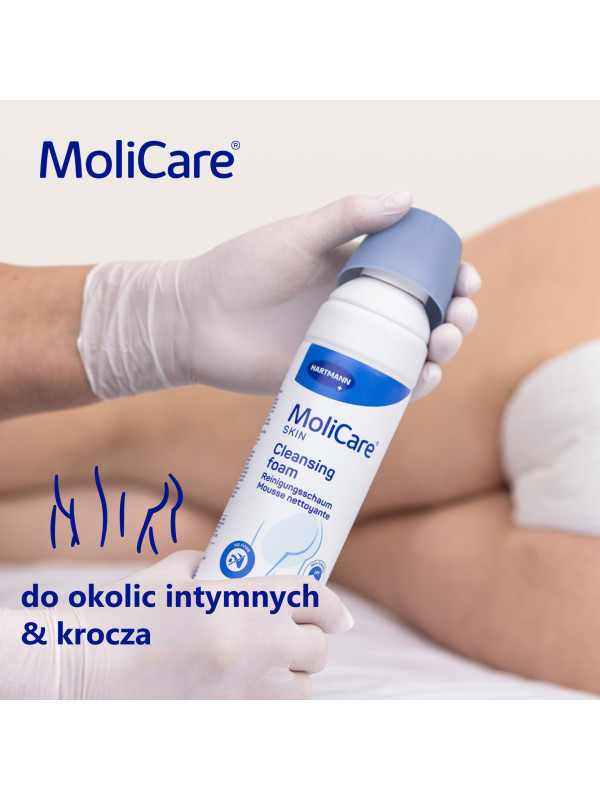 MoliCare Skin pianka do oczyszczania skóry bez użycia wody 400 ml