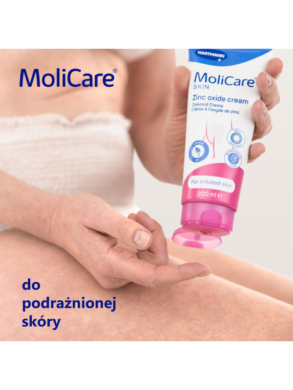 MoliCare Skin krem ochronny z tlenkiem cynku 200 ml