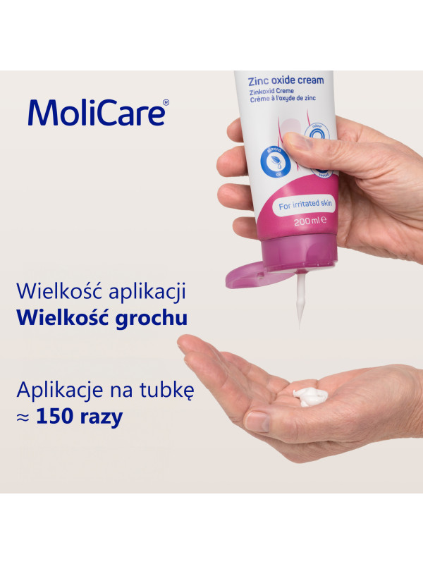 MoliCare Skin krem ochronny z tlenkiem cynku 200 ml