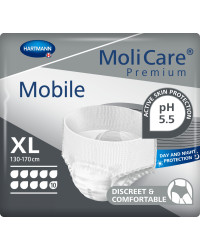 MoliCare Premium Mobile 10K majtki chłonne dla osoby starszej leżącej