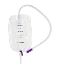 11061901 Worek Do zbiórki Moczu 0,35 L Dren 30 cm Leg Bag Premium Przezroczysty MBH QUFORA