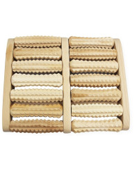 Drewniany Masażer Do Stóp i Dłoni Siedmiorzędowy 14 Rolek ms-07 Tylmax