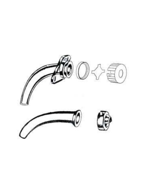 Rurka Do Tracheostomii Bez Otworu Zestaw IVA LL Demed