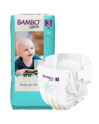 Pieluszki dla dzieci na rzepy bambo nature Bambo Nature 3 Abena 4-8 kg AZS