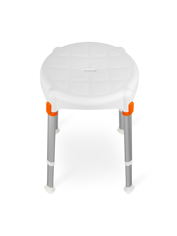 Okrągły taboret prysznicowy KING-STRA-20 Timago