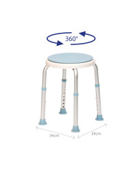 Taboret prysznicowy okrągły – obrotowy AR-201A ARmedical