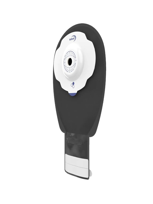 X1D1N126213 Worek Ileostomijny 1-cz Aurum Plus Soft Convex Czarny z 0kienkiem 13-35 mm Midi 400 ml Miód Manuka Welland