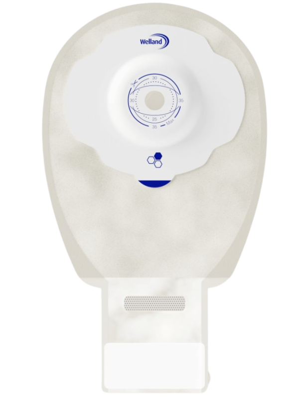 X1D1N336213 Worek Jednoczęściowy Ileostomijny Aurum Plus Soft Convex Przeźroczysty 13-35 mm Maxi 600 ml Miód Manuka Welland