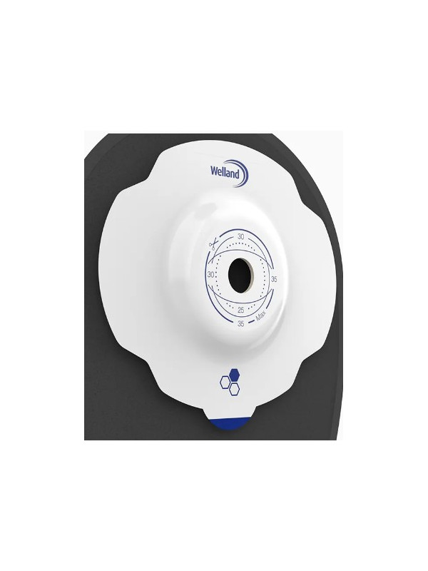 X1D1N126213 Worek Ileostomijny 1-cz Aurum Plus Soft Convex Czarny z 0kienkiem 13-35 mm Midi 400 ml Miód Manuka Welland