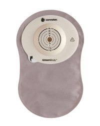 423670 Worek Kolostomijny Jednoczęściowy Esteem Body Zamknięty 10-35 mm Szary z Okienkiem Convex 3,5 mm 410 ml V2