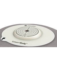 423675 Worek Stomijny Jednoczęściowy Zamknięty Esteem Body 10-25 mm Szary z Okienkiem Convex 7,0 mm 410 ml V3
