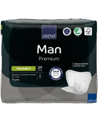 Męskie Wkładki Higieniczne Abena Man Formula 1 Małe i Średnie Nietrzymanie Moczu 450 ml