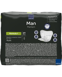 Męskie Wkładki Higieniczne Abena Man Formula 1 Małe i Średnie Nietrzymanie Moczu 450 ml