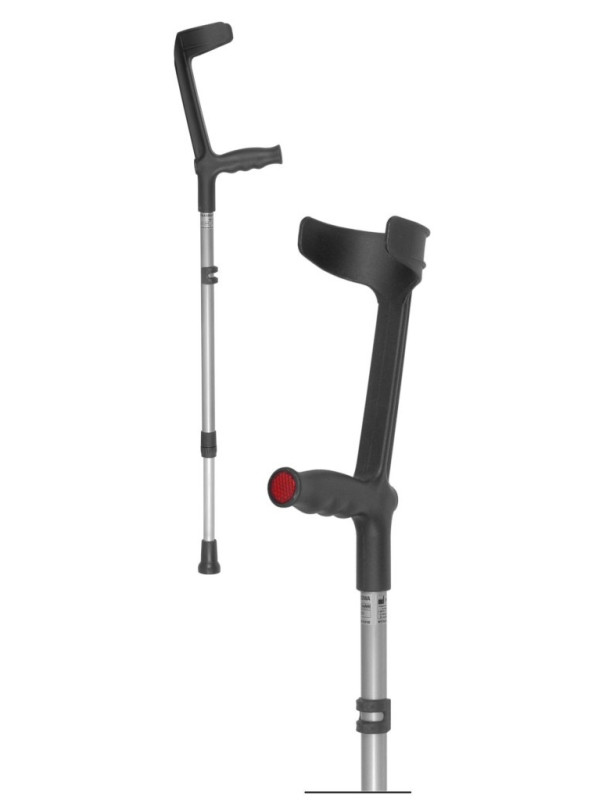 Kula łokciowa 04/MR z pojedynczą regulacją wysokości i stałą podpórką Mikirad