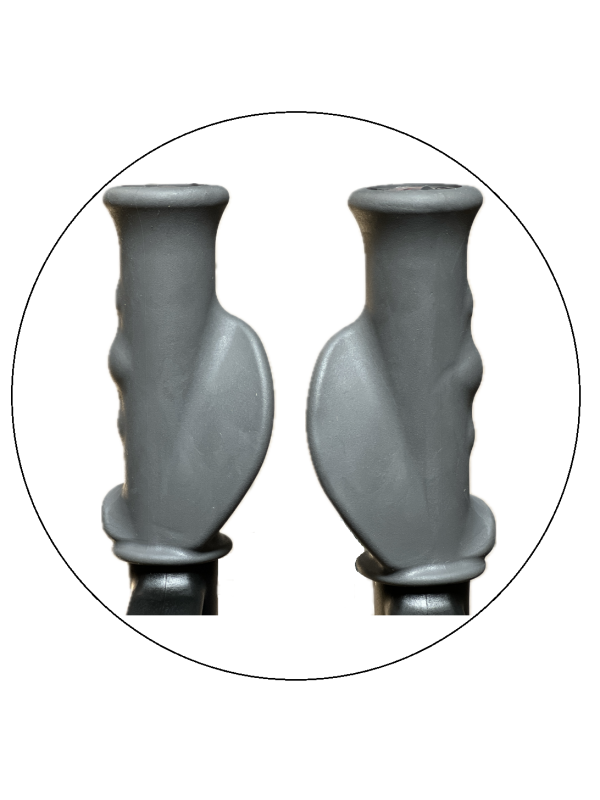 Kula łokciowa 04/MR.E z pojedynczą regulacją wysokości i stałą podpórką Mikirad