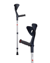 Kula łokciowa 04/MR M Mikirad z pojedynczą regulacją wysokości, stałą podpórką i miękkim uniwersalnym uchwytem