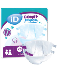 Pieluchomajtki na rzep dla dzieci iD comfy junior slip XS obwód 40-70 cm