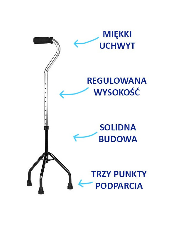 Trójnóg inwalidzki, laska JMC-C 2680SL Timago